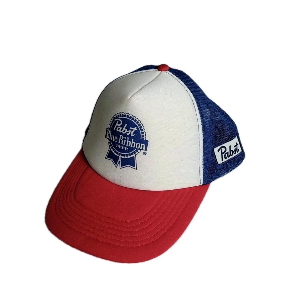 Pabst Blue Ribbon Beer Logo Hat Baseball Cap Adjustable Trucker Hat Snapback
